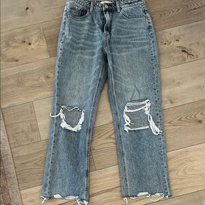 Classic Blue Straight Leg Women's Jeans